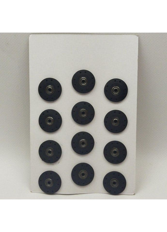 D=25 мм кнопки пластиковые, декоративные для шитья одежды черные. Plus-plus (354794467)