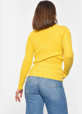 Гірчичний демісезонний кофта жіноча гірчичного кольору пуловер Let's Shop