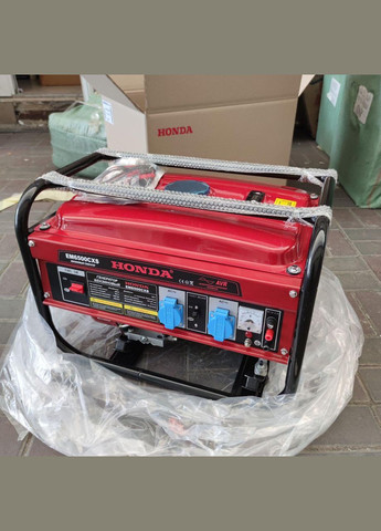 Электрогенератор бензиновый 3.5 кВт медная обмотка/ручной стартер (1976316542) Honda EM6500CXS (328261690)