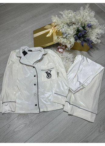 Молочная всесезон женская бархатная пижама рубашка + брюки Avanti