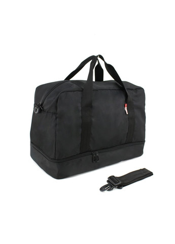 Дорожная сумка с отделом обуви 2080 черная Wallaby (306816176)