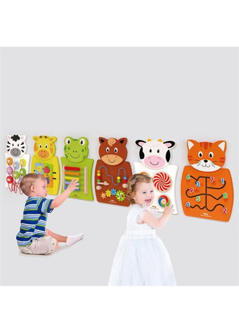 Бизиборд Коровка с кругами (50677FSC) Viga Toys (331173715)