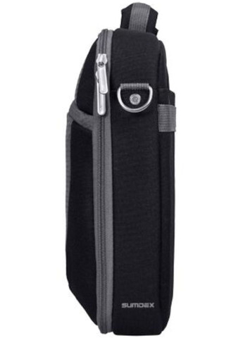 Сумка для ноутбука 15.6 дюймів сіра/чорна чоловіча/жіноча Sumdex (358202071)