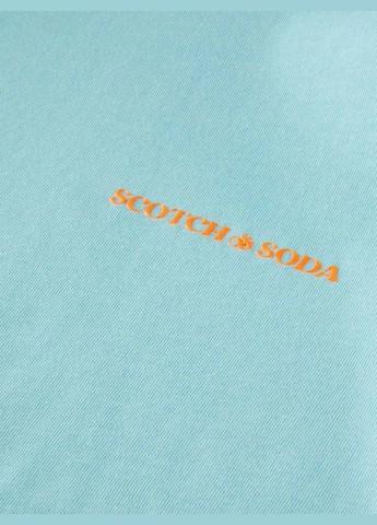 Голубая футболка Scotch & Soda
