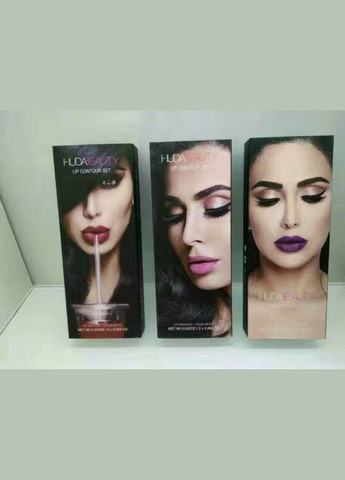Набор для губ Lip Contour Set Карандаш (1,2 г) Помада (2х1,9мл) Huda Beauty (327369726)