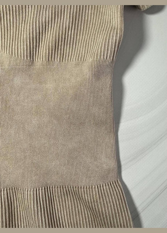 Жіночий спортивний комбінезон для фітнесу та залу No Brand бежевий