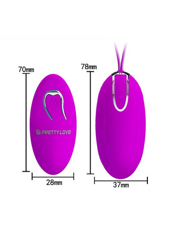 Виброейте - Pretty Love Jacqueline Vibrating Egg Purple Drive LyBaile (322535776)