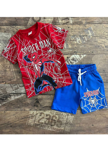 Комплект (футболка, шорты) Spider Man (Человек Паук) UE98791252 Disney футболка+шорти (293173641)