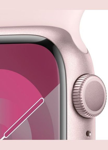Смарт годинник Watch S9 41mm Pink Alum Case with Light Pink Sp/b S/M Apple (278366216)