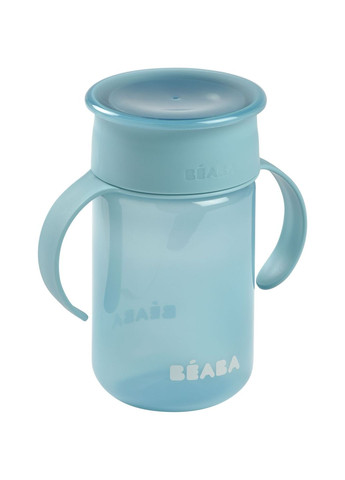 Поильник-непроливайка 360°, голубой, 340 мл () Beaba 913572 (337308649)