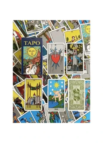 Картки Таро Райдера-Вейта Сонце 78 карт з посібником (рос версія) Giggle Publishing (334305423)