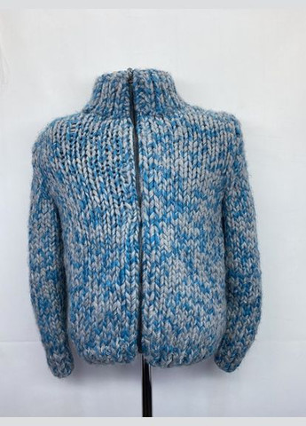 Серо-голубая зимняя куртка D&G