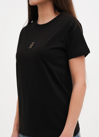 Футболка женская летняя с рисунком Armani Exchange Icon Logo - (326379446)