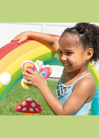 Детский надувной игровой центр "Сад" 57154, 450 л, 290х180х104 см. Intex (327797311)