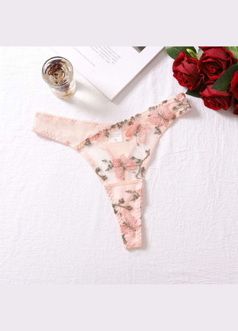 Пудровый комплект розовые мечты набор женского нижнего белья с корсет-бюстье трусиками в цветы No Brand Комплект нижньої білизни з бюстьє Рожеві мрії пудровий