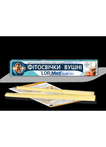 Фитосвечи ушные "LOR Med" размер МАХИ ФАРМАСОРБЕ (370188435)