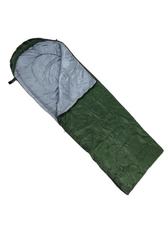 Спальный мешок (190+30)*75 см с капюшоном, хаки LUGI (316473532)