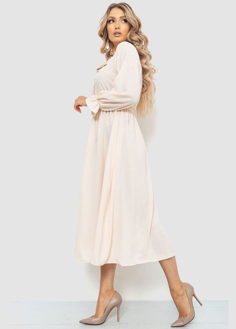 Кремовое нарядное платье, 204r601 Ager