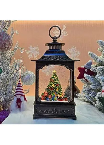 Новорічний нічник XMAS «Ялиночка» 31 см USB-кабель, LED-підсвічування, ефект снігопаду Po Fanu (365877019)