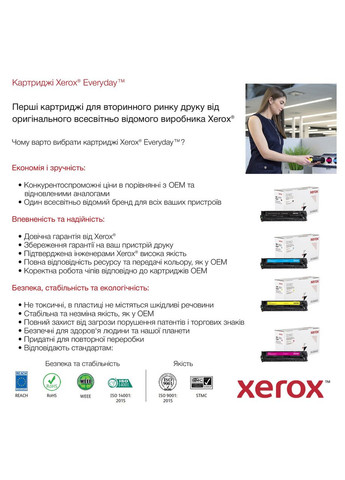 Картридж для HP CF213A/CB543A/CE323A, Canon 716/731 magenta (006R03811) Xerox Everyday (348119334)