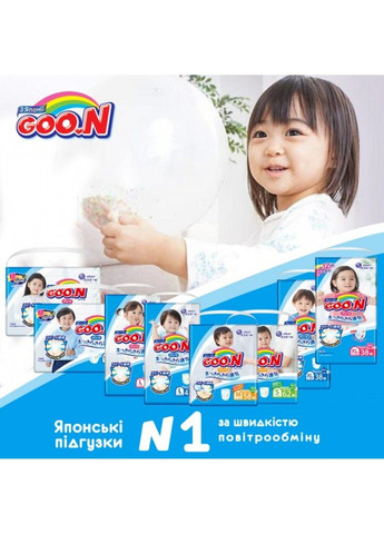 Трусики-подгузники Для девочек (Xxl, 13-25 Кг) Коллекция 2018 года Goo.N (330777015)