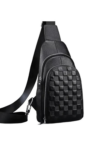 Мужской рюкзак на одно плечо 18х31х6, кожаный слинг, Tiding Bag (371137914)