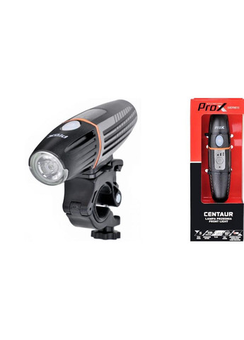 Фара передня Centaur 600Lm 2600mAh USB, чорний (A-O-B-P-0397) ProX (369783721)