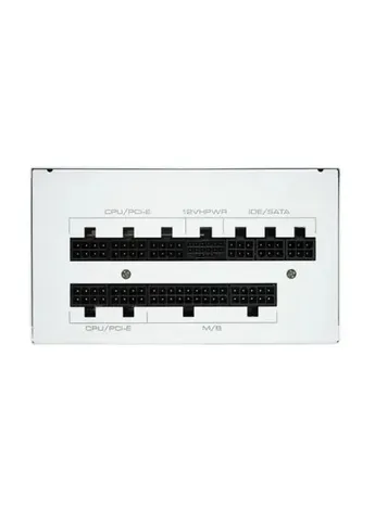 Блок живлення 1000 Вт, GSP, ATX, White, модульный, 80+ Gold, Active PFC, 120 мм Fanstop, 3xMolex / 8xSATA / 3x6+2-pin / Almordor (409483962)