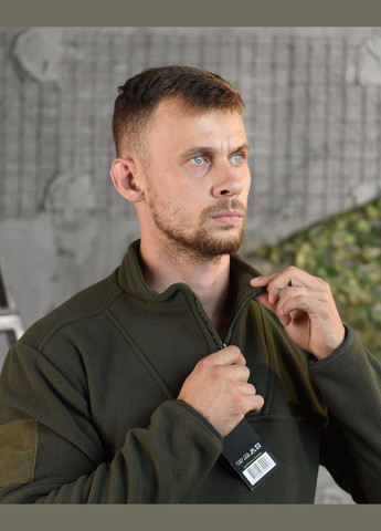 Тактическая демисезонная кофта на флисе олива No Brand (302453142)