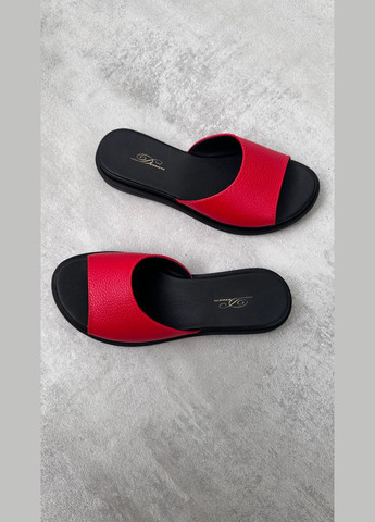 Красные шльопки Vakko