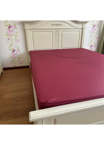 Простирадло на гумці 160х200 червоне Жатка 97265 Ananasko (372448748)