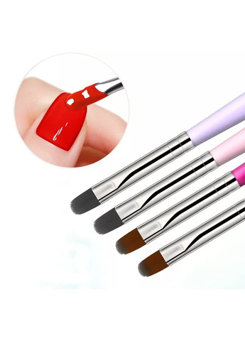 Пензель для Акригелю/Полігелю #6 No Brand (368497473)