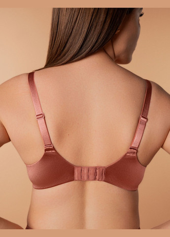 Теракотовий бюстгальтер slz24201522 теракотовий Brabrabra з кісточками