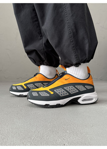 Цветные демисезонные кроссовки мужские nike air max sndr canyon gold and deep ocean найк аир макс сандер No Brand