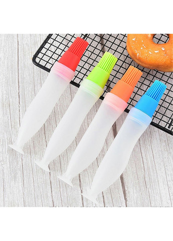 Кисточка кондитерская силиконовая с емкостью для масла масленка с дозатором 17 см A-Plus (322580712)