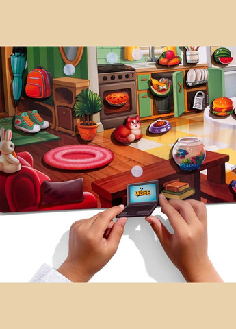 Деревянный пазлвкладыш "Наведи порядок в комнате и накорми Ваню" (ПСД271) PSD271 Ubumblebees (302385658)