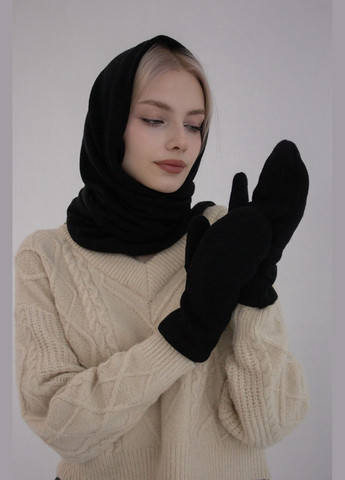 Комплект косинка та рукавиці зимовий теплий D.Hats (286845807)