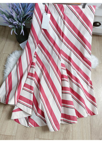 Асиметрична спідниця в смужку zw collection Zara (353492255)