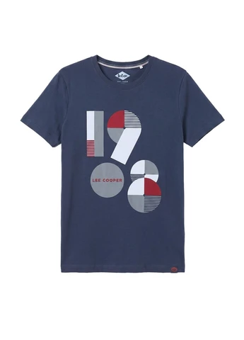 Футболка мужская LCM244-1015 navy Lee Cooper - (398819528)
