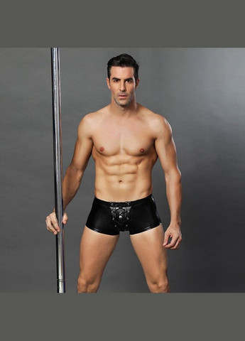 Эротические мужские лаковые трусы со шнуровкой Черные - CherryLove JSY (296623195)