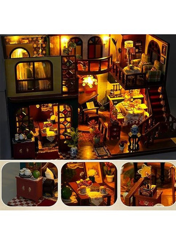 Румбокс Вилла с Восточным шармом DIY Oriental Charm Villa Интерьерный конструктор TD-45 + купол No Brand (362453185)