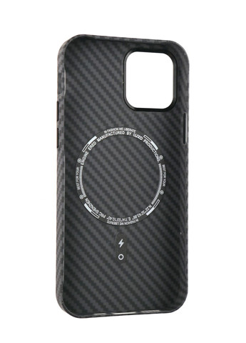 Чехол Free Air CarBon with MagSafe iPhone12/12 PRO Black Luxo (297456886)