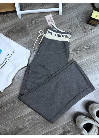 Женские брюки свободного кроя с нашивкой на талии. Размерная сетка в описании. DK/DL Мода без кордонів (358930438)