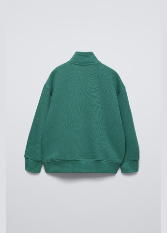 Дитячий теплий спортивний костюм (світшот + штани) для хлопчика 0039/681 Зелений Zara (316471339)