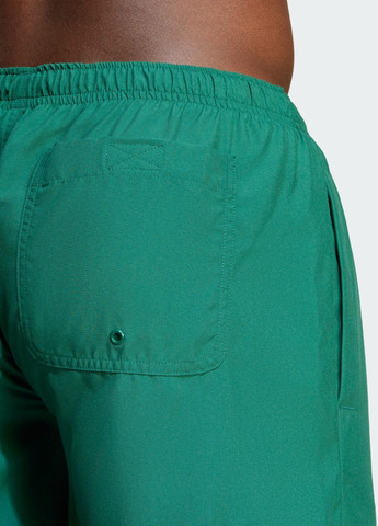 Мужские зеленые спортивные плавательные шорты adicolor 8-inch adidas