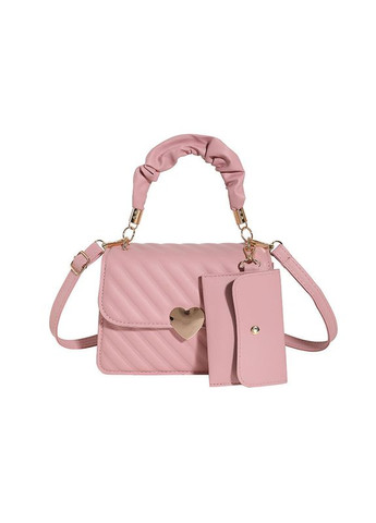 Женская сумка кросс-боди светло розовая No Brand (290665278)