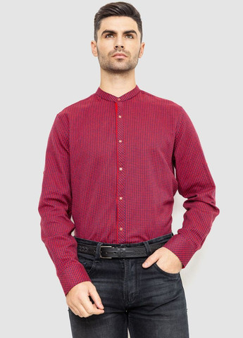 Красная классическая рубашка в клетку No Brand