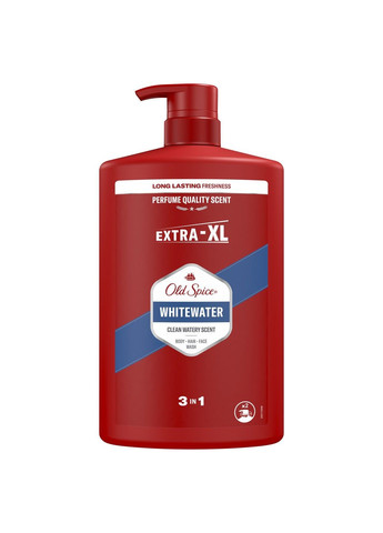 Гель для душа + шампунь 3-в-1 Whitewater 1000 мл Old Spice (304559048)
