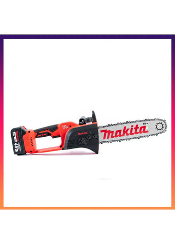 Безщіткова Акумуляторна пила DUC130Z RED (48V 6 Ah) Шина 30См Автозмащування АКБ пила Макіта ГАРАНТІЯ Makita (368682241)