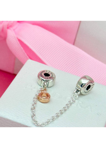 Срібний захисний ланцюжок Пандора з монограмою 788313 Kabluchka (355345351)